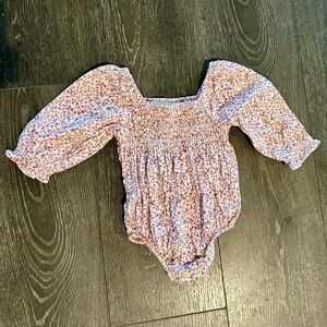 Cloud Island Pink Floral Baby Girl Outfit